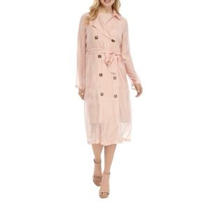 The Limited Pink Trench Coat
